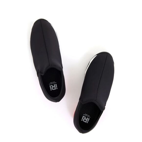 🔥iRi Stylish Black and Red Women's Slip-On Shoes new in box Sz 6 W new - Picture 4 of 10